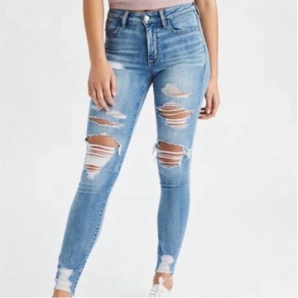 American Eagle Outfitters Denim - American Eagle High Rise Curvy Jegging